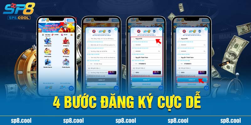 4 bước đăng ký cực dễ