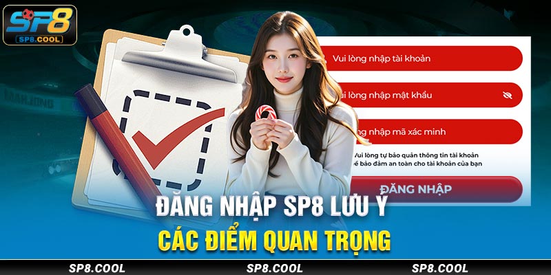 Đăng nhập SP8 lưu ý các điểm quan trọng