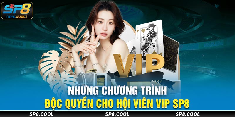 Những chương trình độc quyền cho hội viên VIP SP8